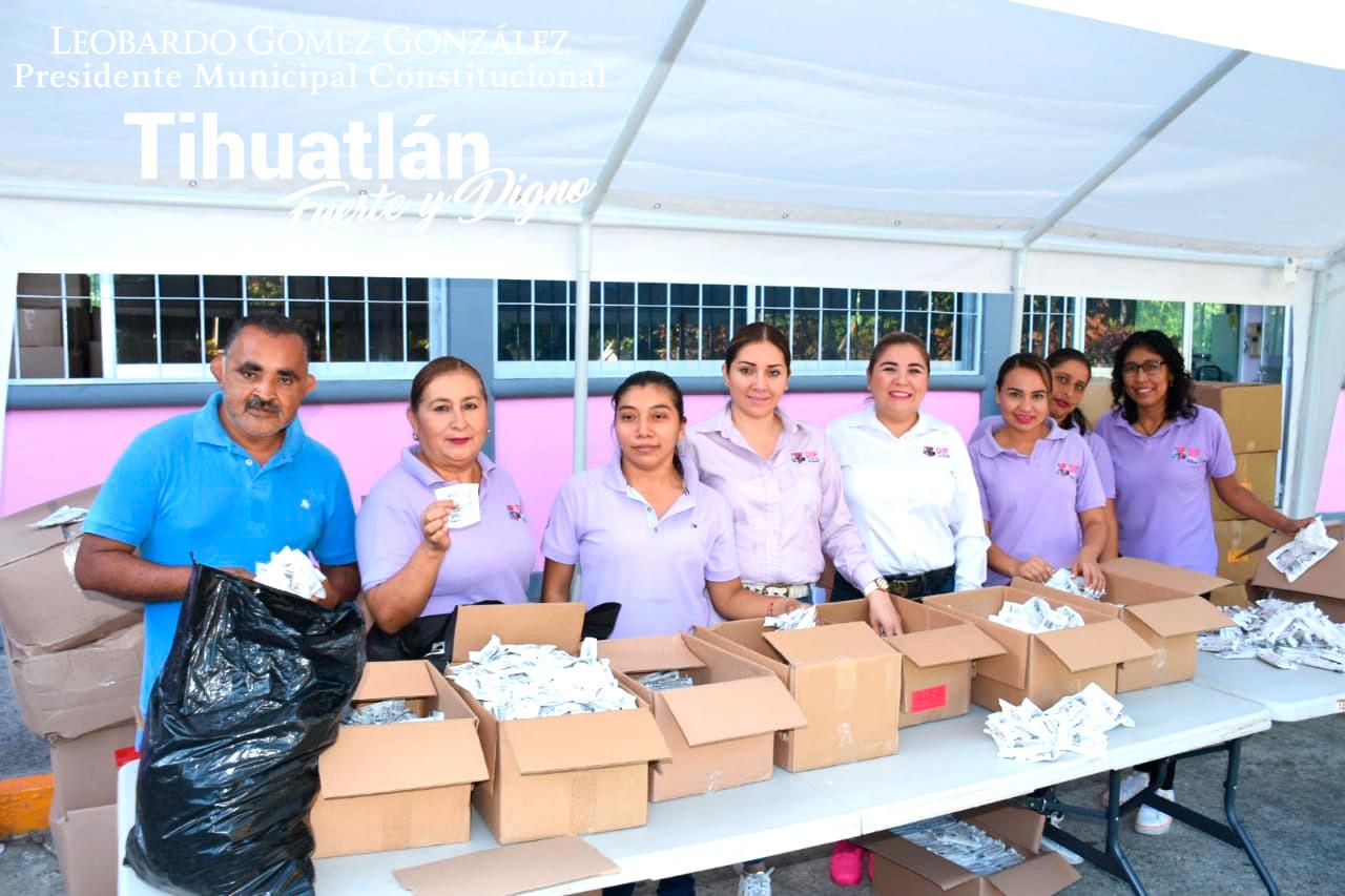 Inicia DIF entrega de desayunos fríosAlumnos de 108 escuelas de comunidad y  cabecera las beneficiadas