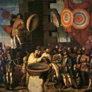 Imagen Alusiva a La Evangelización del Siglo XVI