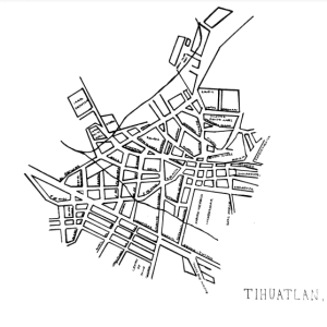 Mapa del Centro de Tihuatlán