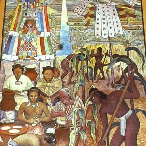Mural de Diego Rivera: Cultura Huasteca